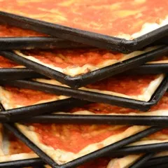 Brick oven pizza trays